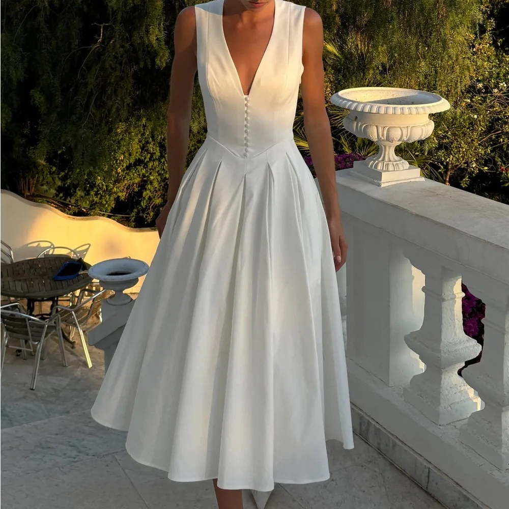 one shoulder white midi dress Rylee One Shoulder Midi Dress